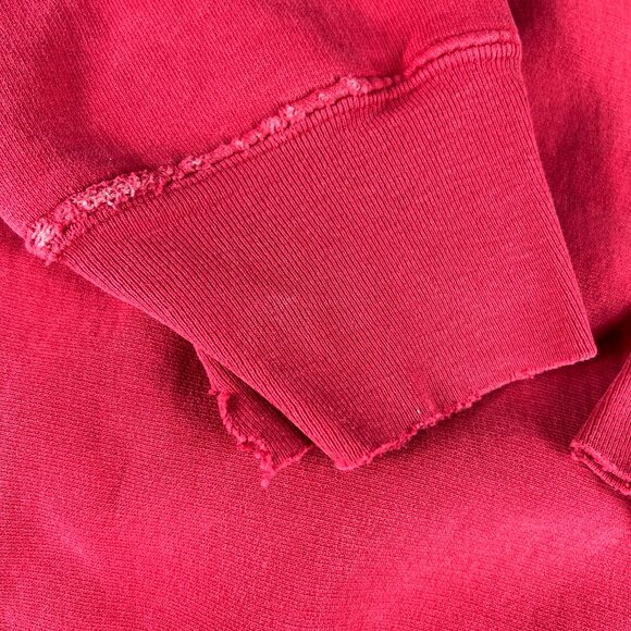 Y2K Steve Barry Indiana Hoosiers Sweatshirt Extra Large Red Distressed Crewneck - Picture 2 of 16